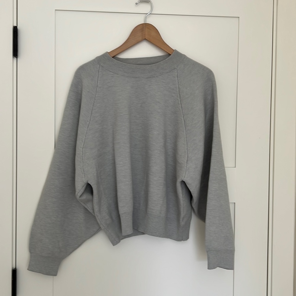 All:Row Silver Polk Sweater